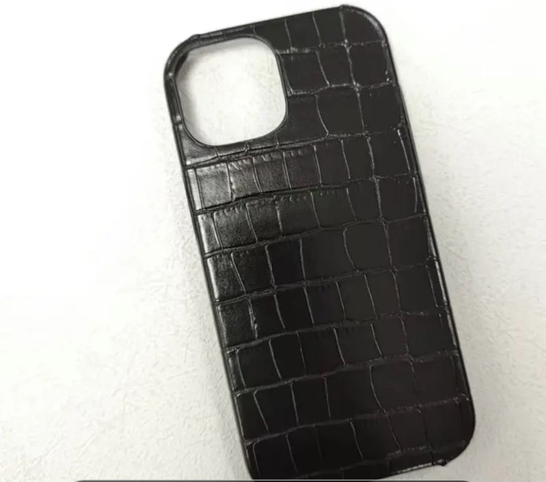 Capa croco preta Iphone 14 Pro Max