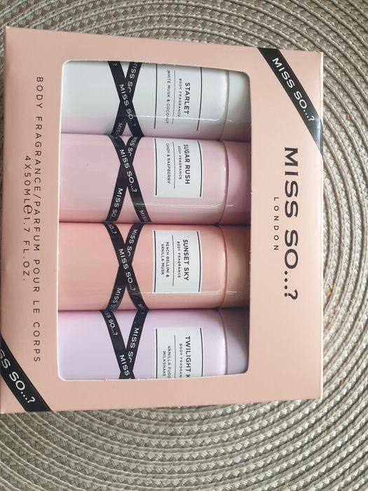 Zestaw 4 dezodorantów miss so... 4x50ml