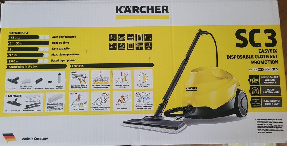 Myjka parowa  Kärcher easy fix SC3 Stan idealny