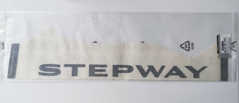 Наліпка STEPWAY для Renault Sandero 990458780R Оригінал