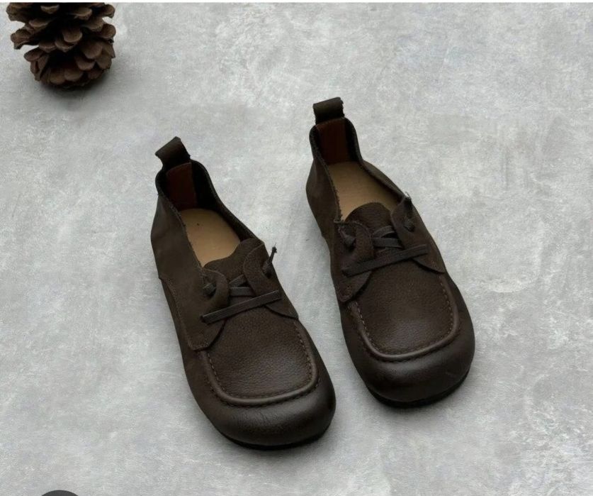 Шкіряні туфлі макасини жіночі