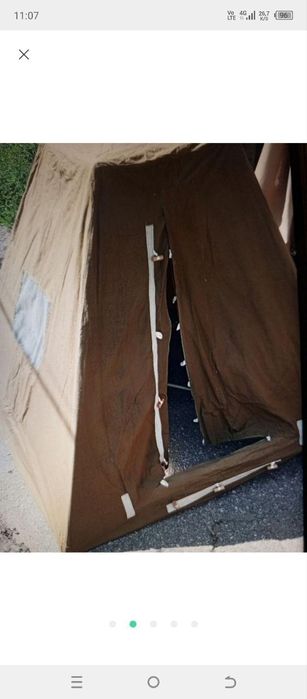 Новая брезент зимняя палатка на одного человека советская