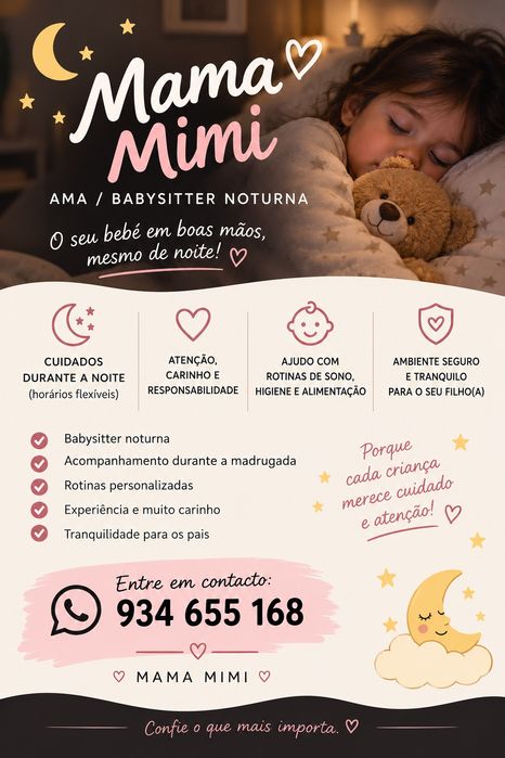 Ama/babysitter noturna