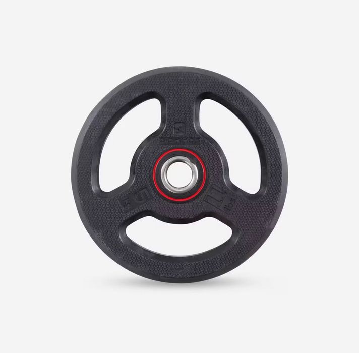 Conjunto de musculação com barra e pesos — Decathlon