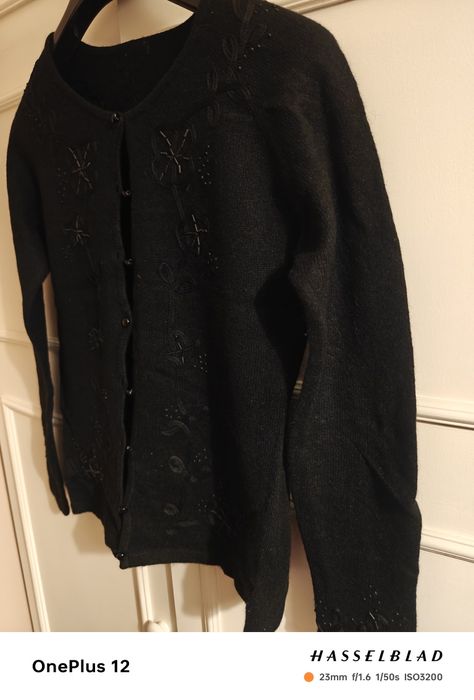 Sweter elegancki 36 czarny