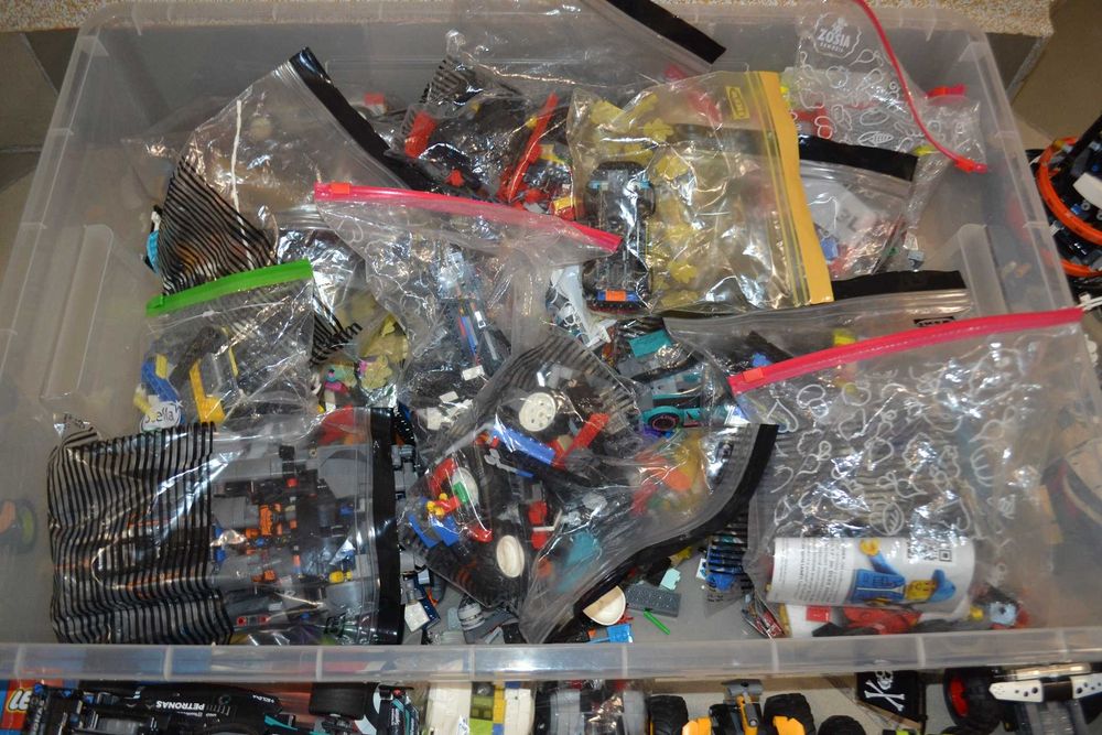 Klocki Lego miks ok. 25 kg City Technic i inne INSTRUKCJE