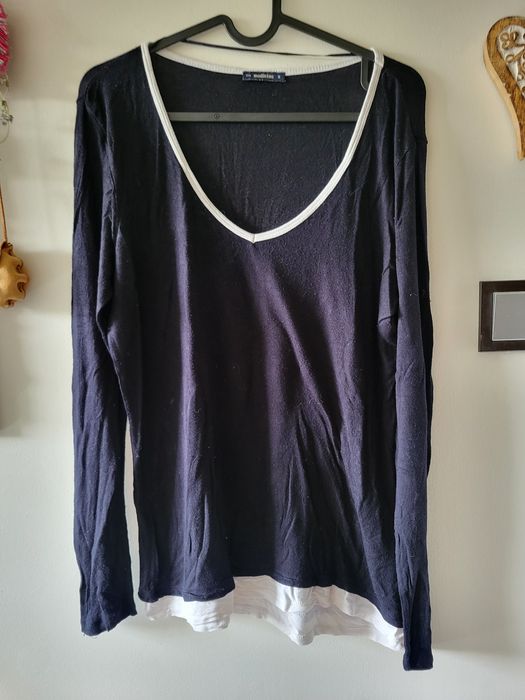 Medicine cienki sweterek czarny, eleganckie rozmiar M