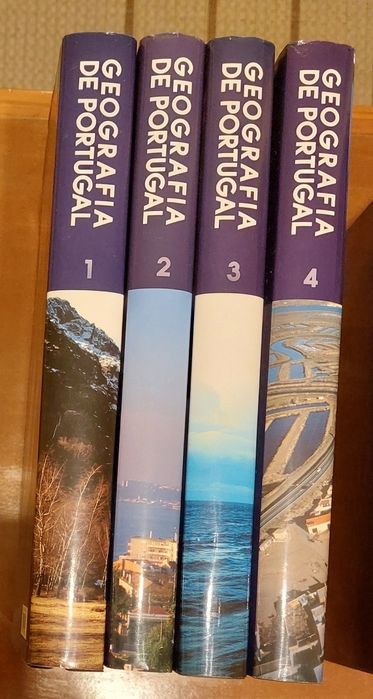 Coleção de livros sobre Geografia