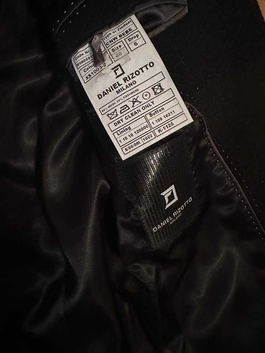 итальянское кашемировое пальто (Daniel rizotto)