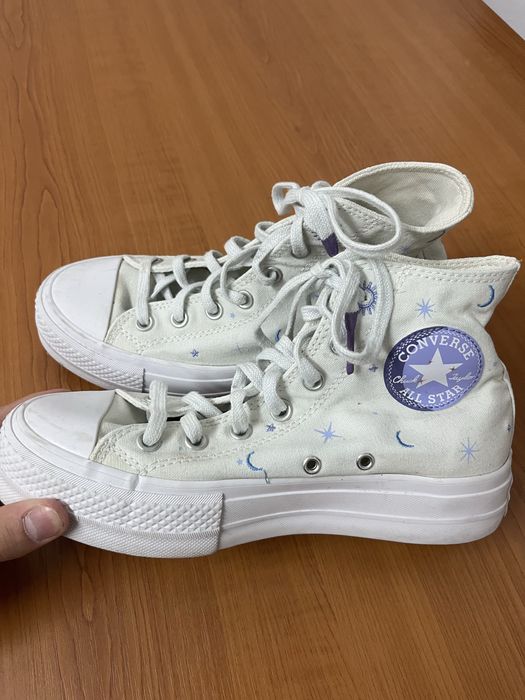Високі кеди Converse Chuck Taylor All Star Lift Platform (Celestial / Зірки) Оригінал 37.5 розмір