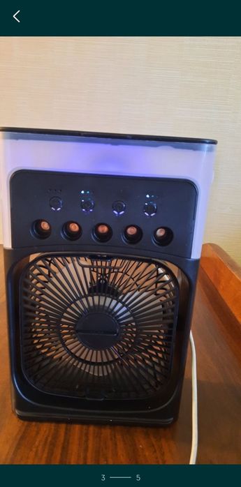 Настольный увлажнитель воздуха с подсветкой от USB.