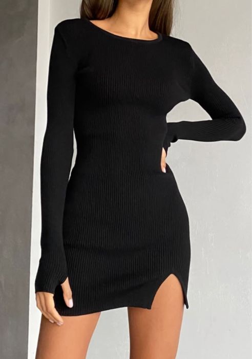 Сукня тритажна по фігурі рукав перчатка Roze atelier LBTM otaje cher