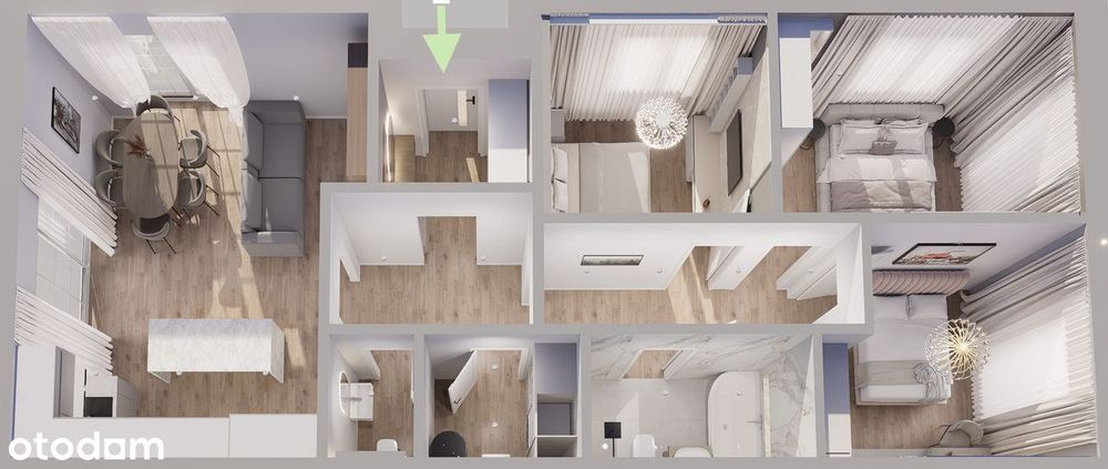 Nowy Parterowy Dom | Lokal Nr 2 - Działka 988 M²