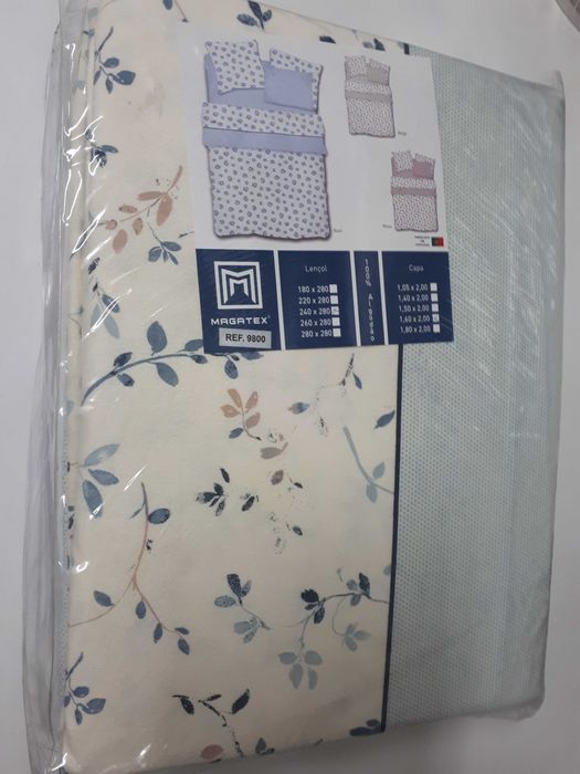 Lençóis de cama de casal Magatex NOVO