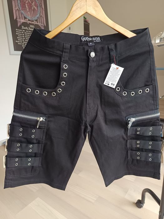 Spodenki męskie Army Of The Night, marki Gothicana by EMP, rozm. S