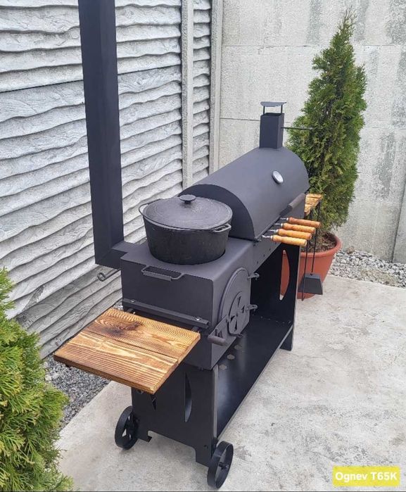 • 5мм • Якісний Мангал На Роки! Усилений! Барбекю Гриль Піч Під Казан