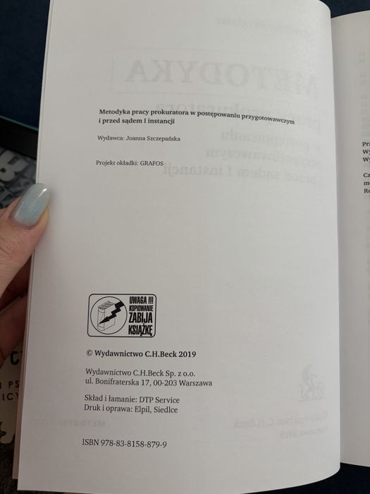 Zdzisław Brodzisz Metodyka pracy prokuratora