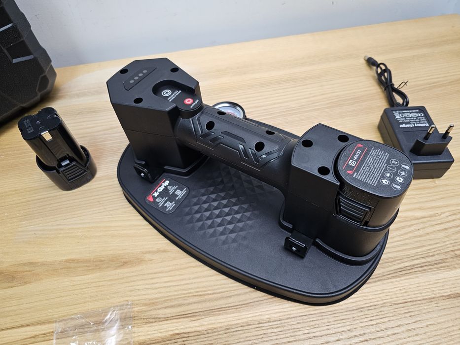 На 170кг Мощная Присоска NOVQO X-GRIP - Grabo +2Акб 16.V+ Кейс