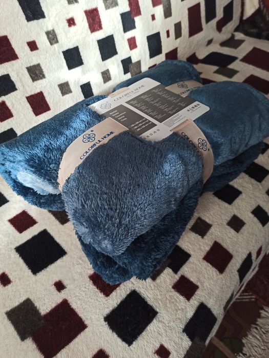 Плед микрофибра colorful home