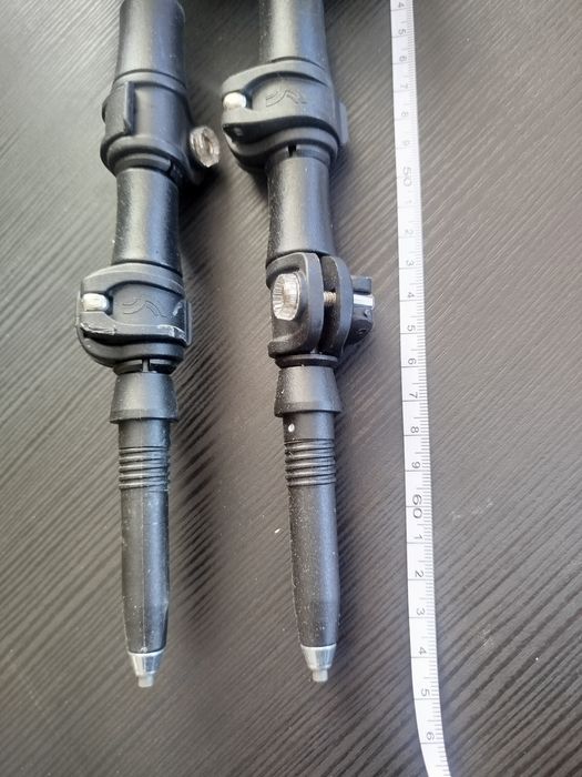 A868 Kijki trekkingowe aluminiowe czarne