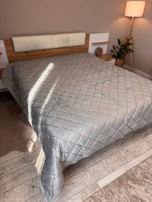 LOUIS VUITTON Брендове велюрове покривало на ліжко  велюровий плед