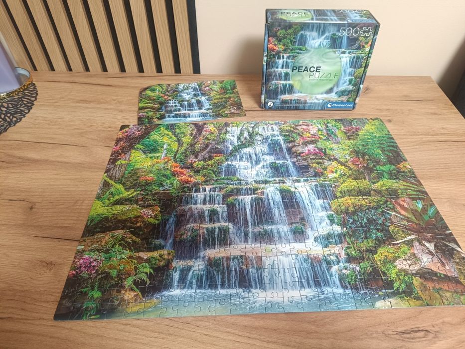 2 x Puzzle zestaw 500 clementoni