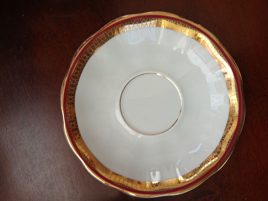 Karolina PRL duo filiżanka ze spodkiem