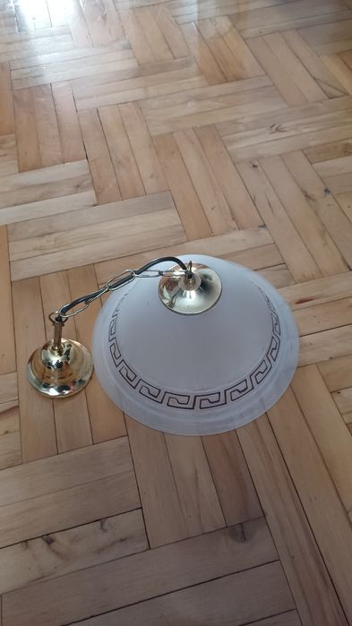 Lampa szklana klosz