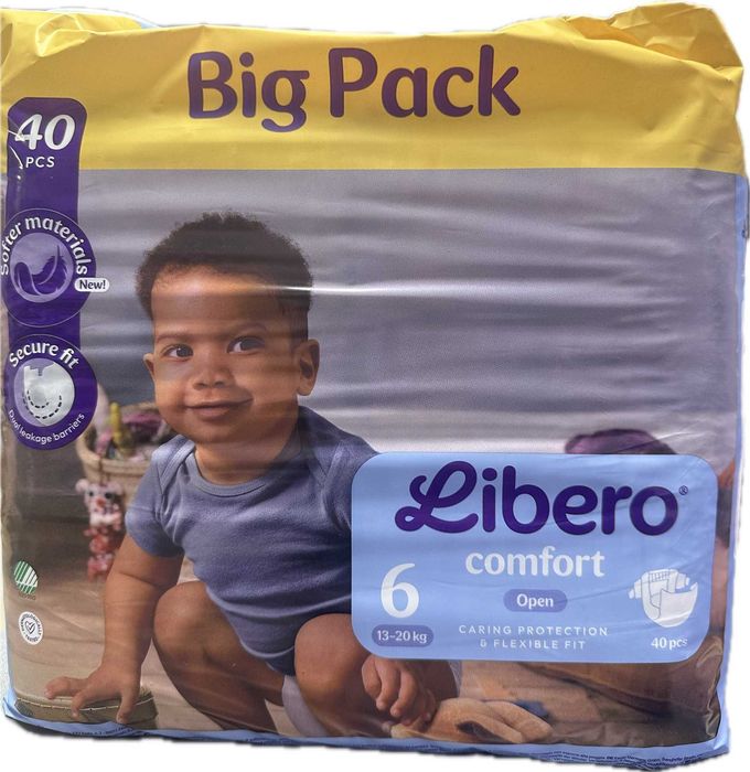 Підгузки Libero Comfort р 2,3,4,6,7 р і трусики 5,6,7 р.ПАКУНОК МАЛЮКА