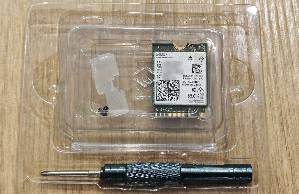 Karta Sieciowa (adapter) INTEL BE200 (BE200NGW) WiFi 7 + Bluetooth 5.4