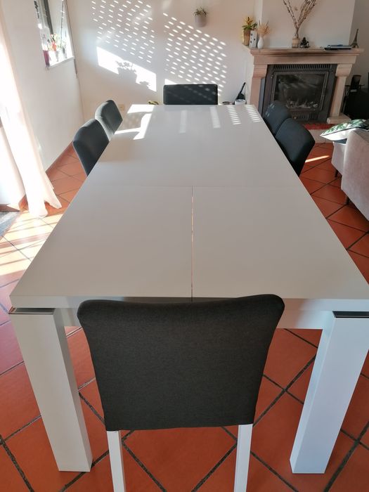 Mesa sala Baviera Branca