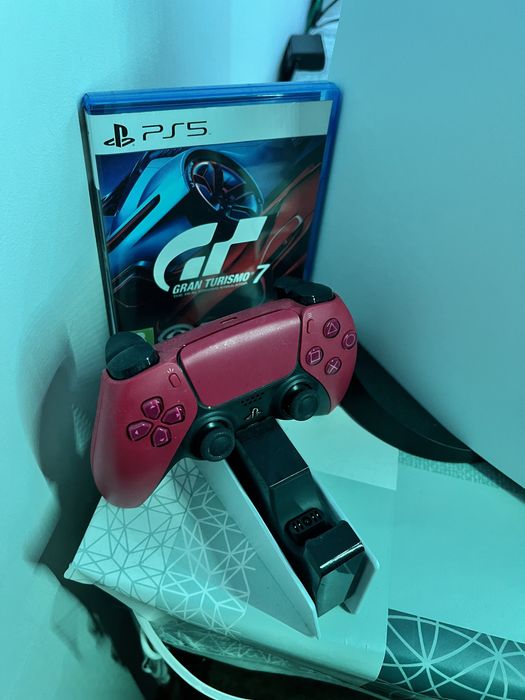 PS5 Console (Standard) with 3 Games, 2 Controllers, and Docking Station64171751093891123