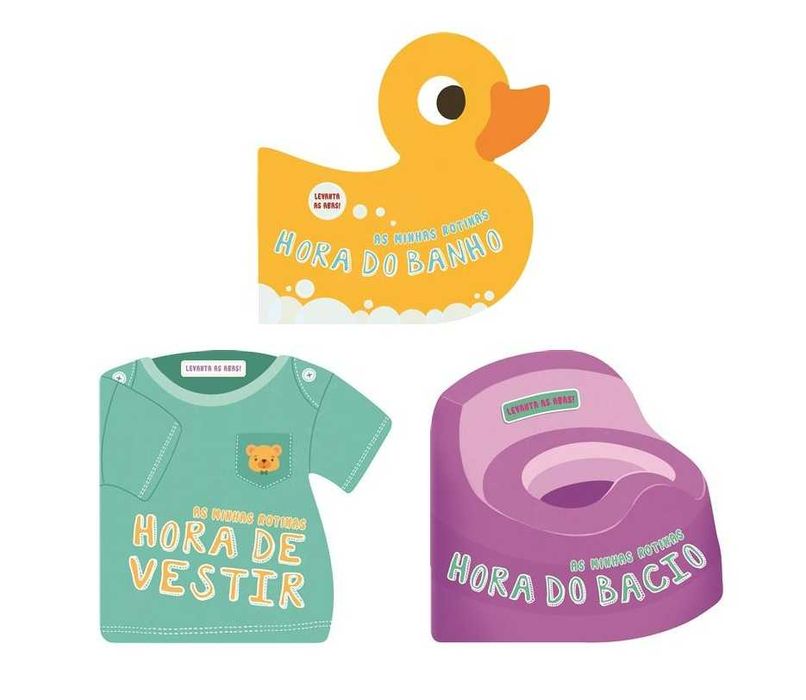 As Minhas Rotinas: Hora do Bacio / Hora de Vestir/ Hora do Banho