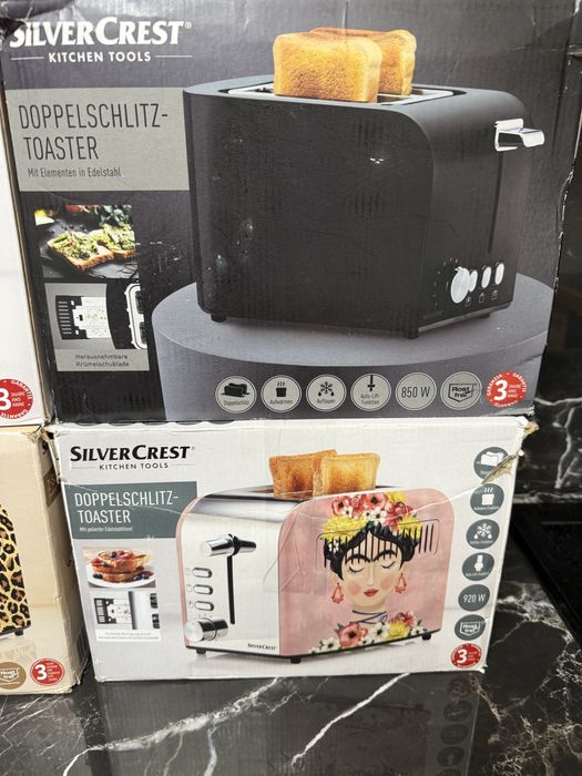 Тостер Silver Crest Тостер для хліба в ретро стилі