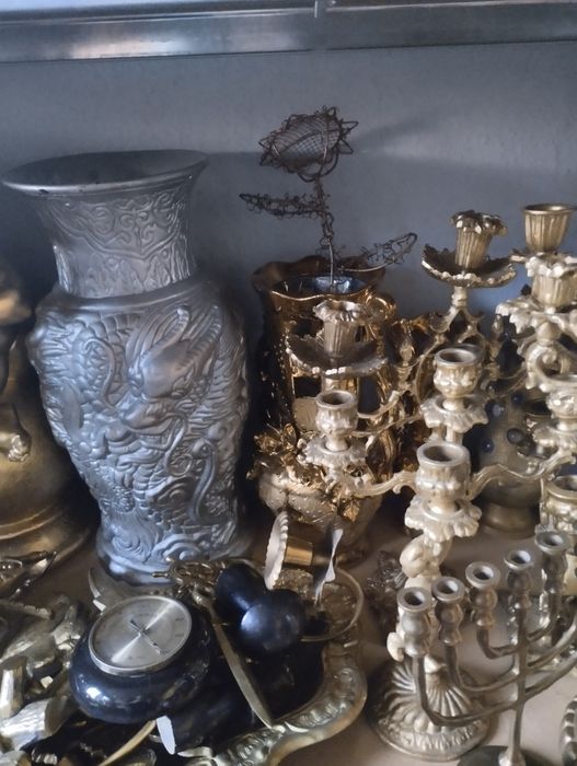 Wyroby z mosiądzu starocie antyki 120kg