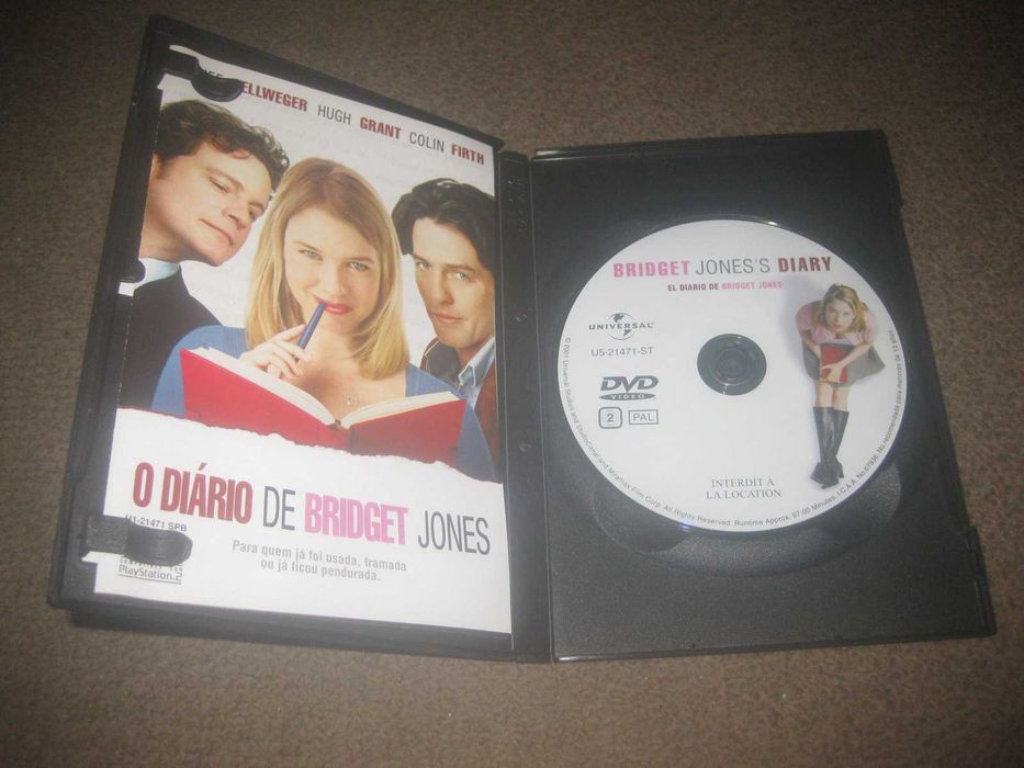DVD "O Diário de Bridget Jones" com Renée Zellweger