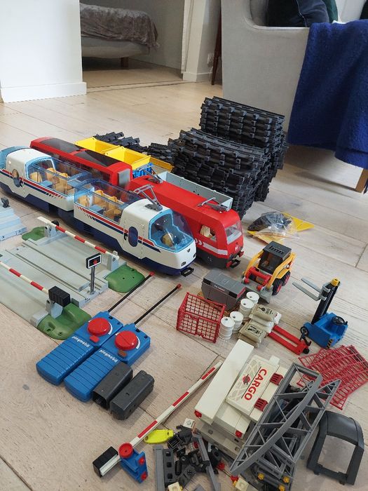 Playmobil pociąg train kolejka kolej