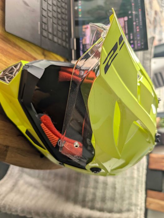 Kask Ls2 MX436 pioneer fluo yellow L