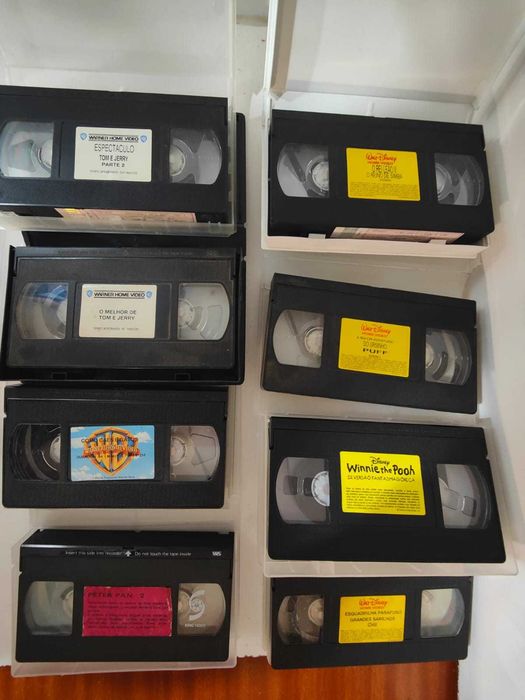 Lote Vhs Infantil 6 - Ver lista Abaixo - PROMOÇÂO 1 €
