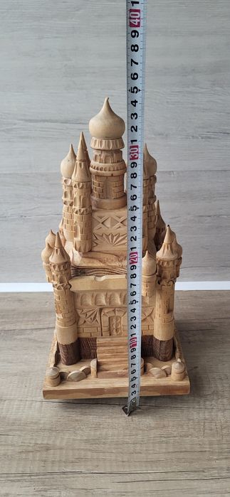 Шкатулка Храм,Замок дерево. Ручная работа