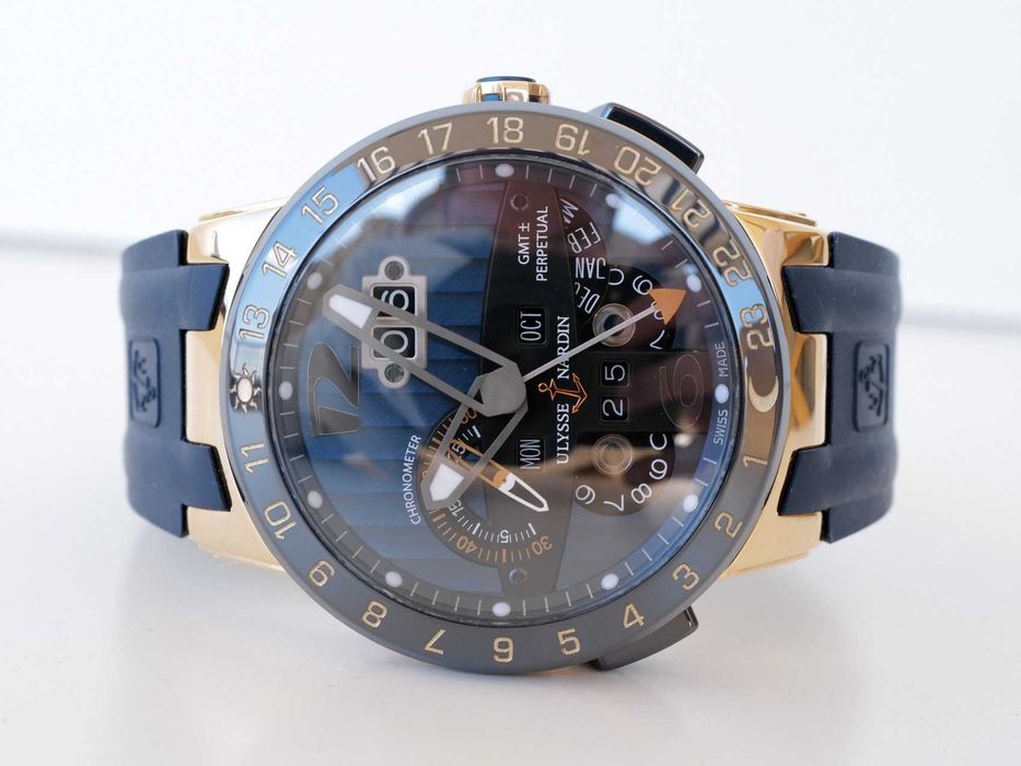 Ulysse Nardin Executive El Toro GMT Limited Edition 18K Rose Gold 43mm