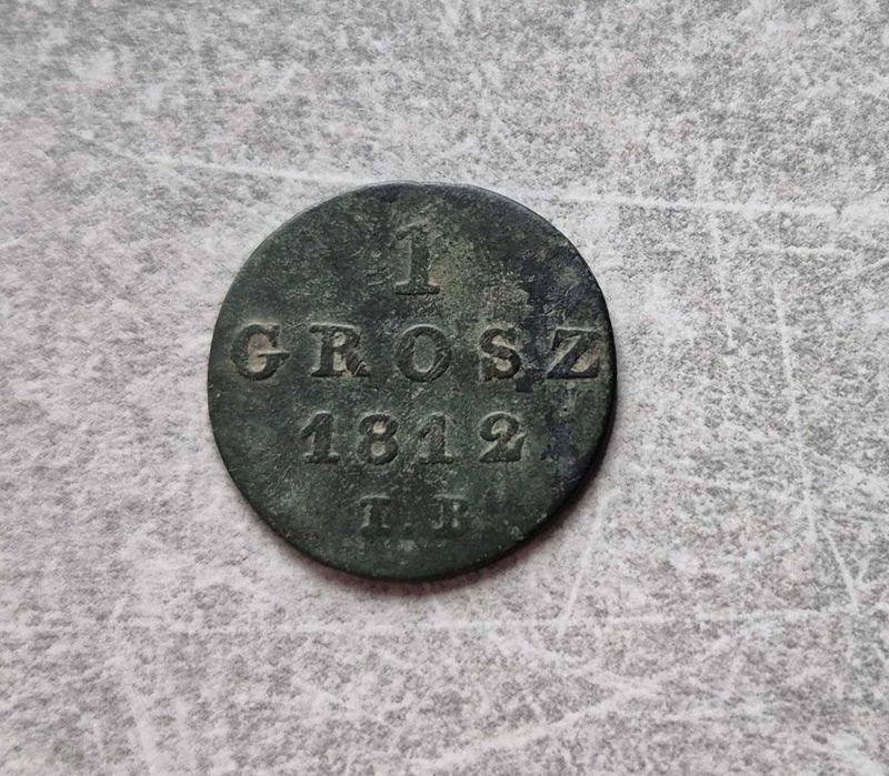143) KSIĘSTWO WARSZAWSKIE - 1 Grosz - 1812 r.