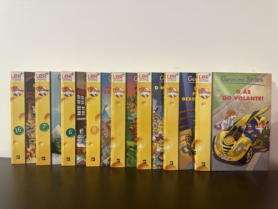 “Geronimo Stilton” “Joe Carrot” “David Walliams”