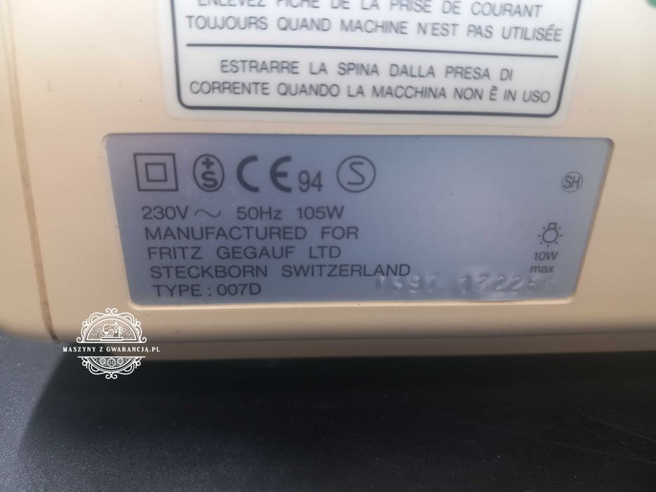 Szwajcarski Overlock BERNINA 2,3,4 nitkowy GWARANCJA 12 MIESIECY