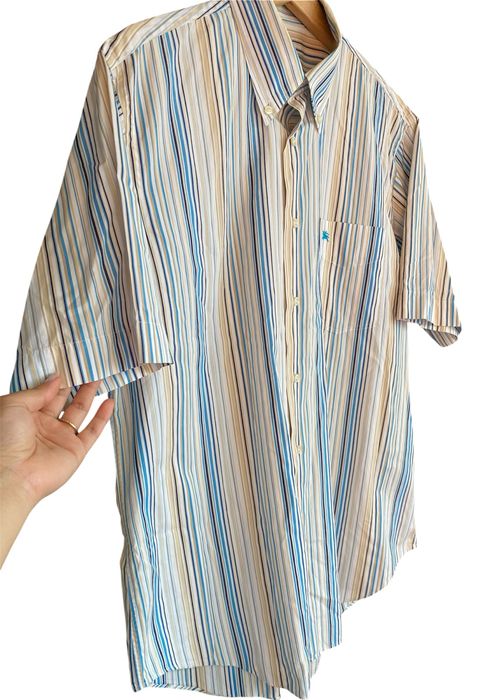 Camisa de riscas Original Burberry London - tamanho L / 4