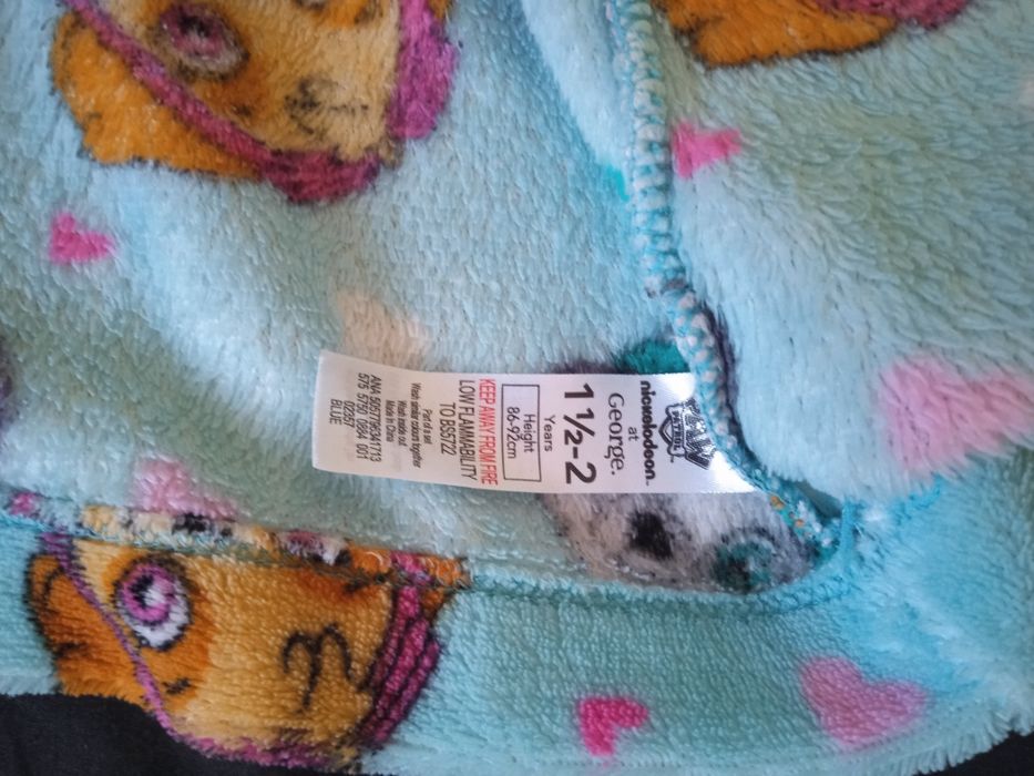 Плюшевий халат,щенячий патруль