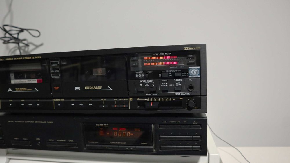 Стойка комплект кассетник JVC TD-W30G и тюнер JVC FX-531 Япония