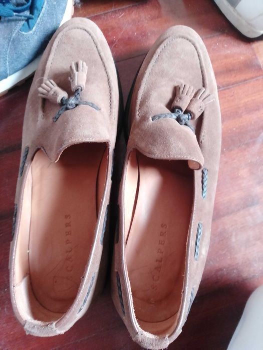 lote de 4 pares de sapatos de homem