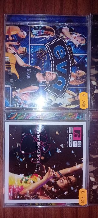 Música em Cd Concertos ao Vivo de Artistas Brasileiros.
