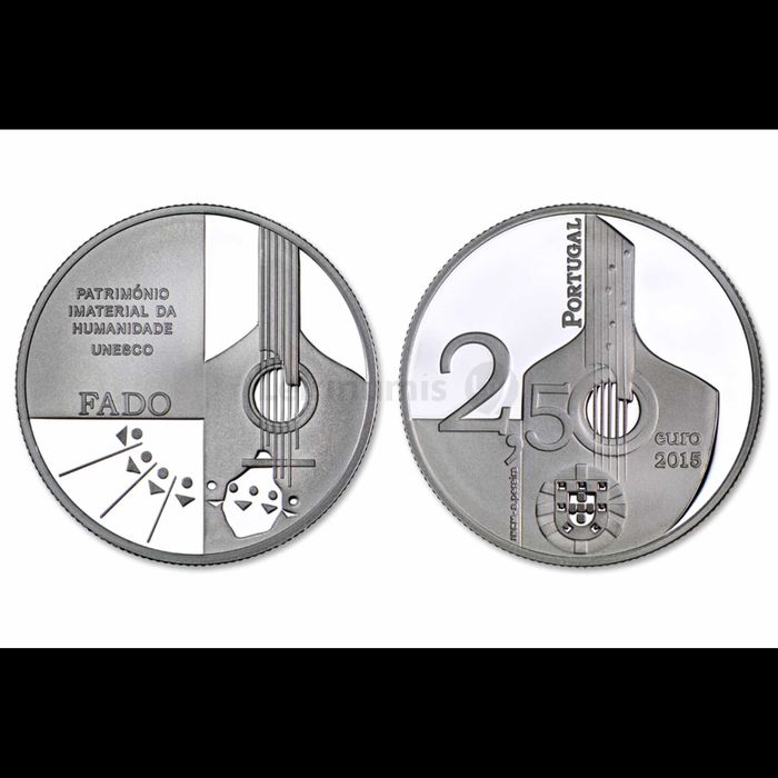 Moeda Proof-FADO Portugal 2015